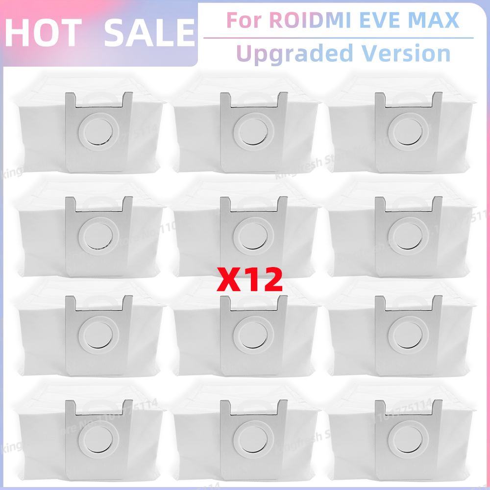 Compatible For ( ROIDMI EVE MAX ) Vacuum Parts Main Roller Side Brush Dust Bag Accessories: Lavender