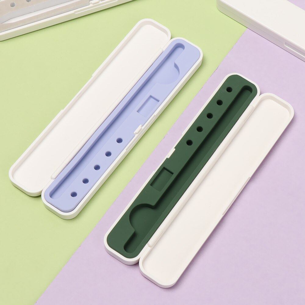 1 PC Clamshell Silicone Stylus Pen Cover Travel Storage Box Protective Hard Holder Portable Pencil Case For Apple Pencil 1/2