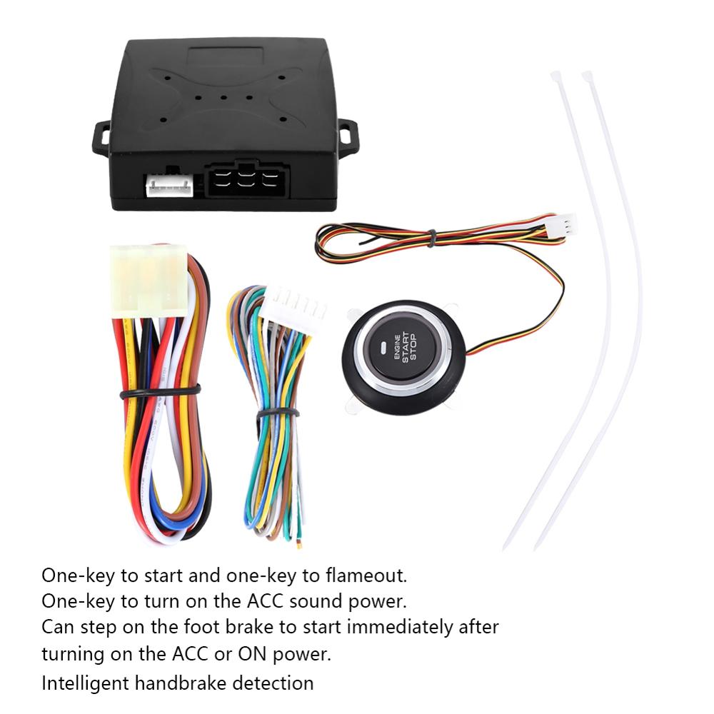 12V Car One-key Start Modification System Remote Preheating and Refrigeration Engine Start Sensor Universal