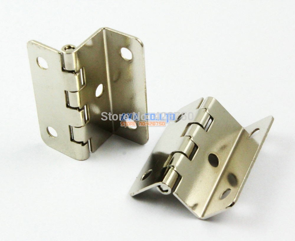 20 Pieces Triple Fold Jewelry Box Hinge Small Hinge 41x35mm with Screws