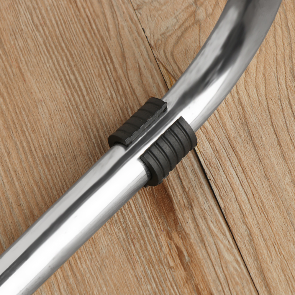 Protetor para perna de cadeira, amortecedor para bancos anti-frontal e tubo de inclinação, braçadeira em formato de u, tampas de tubo durável para proteção do chão