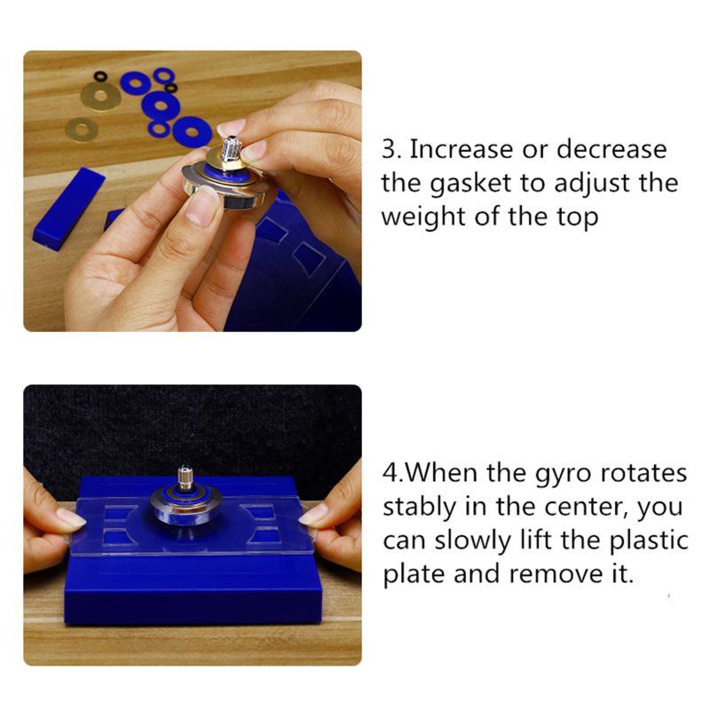 Kinderen Magnetische Tol Levitatie Magic Gyro Gyroscoop Zwevende UFO Drijvende Zwevende Klassieke Speelgoed