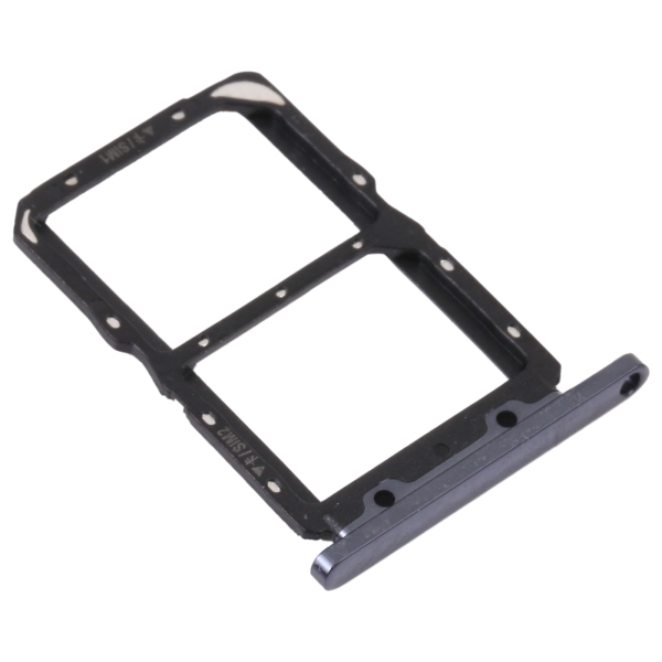 Für Huawei Nova 5T Telefon Dual SIM Karte Tray Adapter Ersatzteil: Black