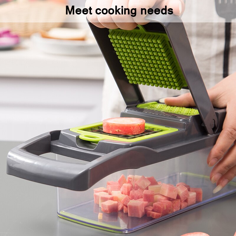 Aardappelrasp multifunctionele blokjessnijder duwtype multifunctionele blokjessnijder duwtype aardappelrasp