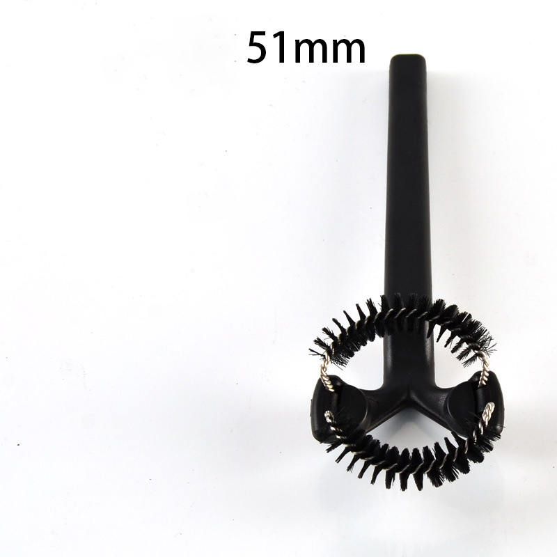 51mm 58mm Coffee Machine Brush Cleaner Coffee Maker Espresso Group Head Cleaning Round Brushes Cleaning Tools: 1