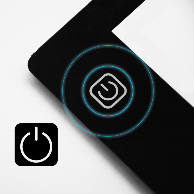 Z podświetleniem doprowadziło tablica robić pisania ultra A4 stół kreślarski tablet podświetlana podkładka szkicownik czyste płótno robić malowania akrylowy akwarela Pai