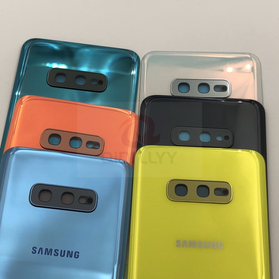 Sostituzione vetro posteriore per Samsung Galaxy S10 G973F S10 + G975F S10E G970 coperchio batteria custodia porta posteriore + sticke impermeabile