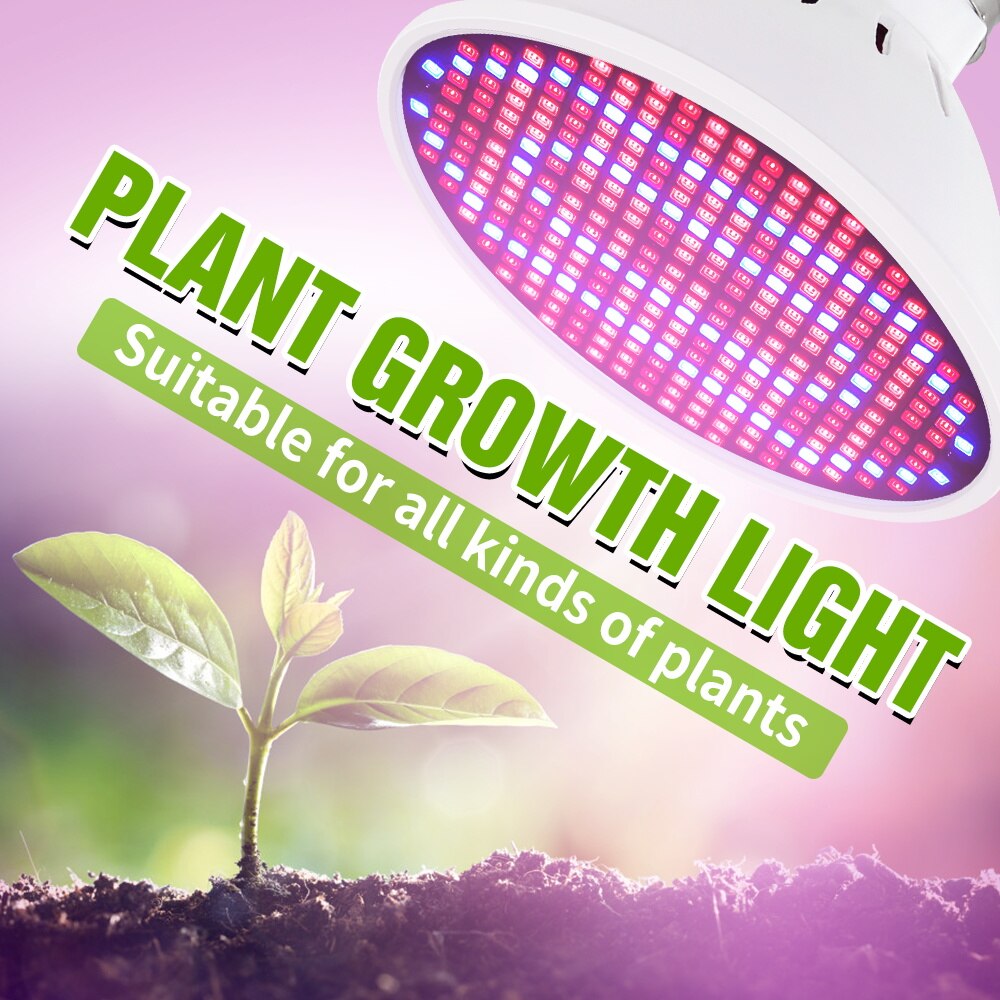 LED Grow Light E27 Growing Bulb AC 220V Phytolamp Red Blue Led Plant Full Spectrum For Grow Tent Vegetable Flower Greenhouse
