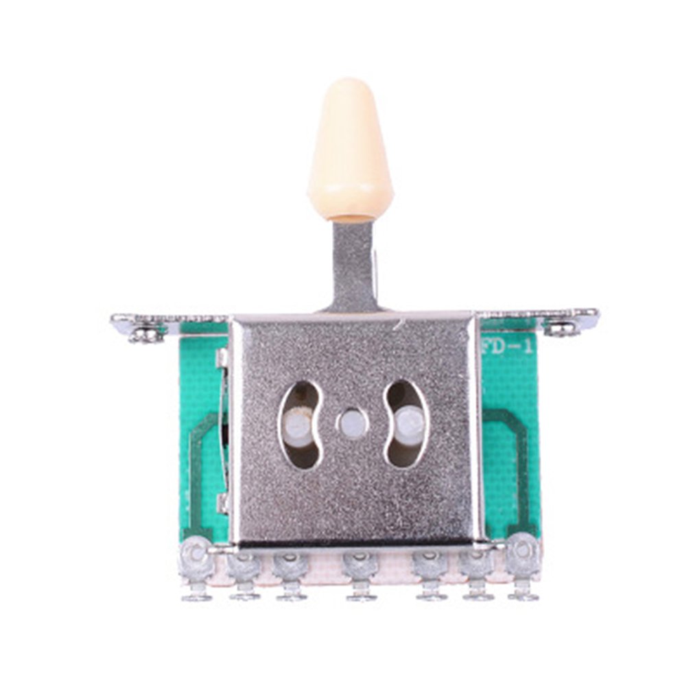 Elektrische Gitaar Rocker Switch Tip Plastic Gitaar Accessoires Muziekinstrumenten Mee Te Nemen: yellow  5 gears