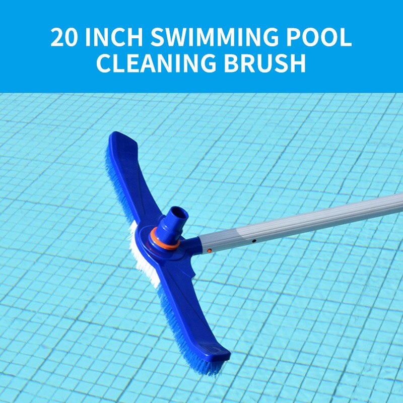 1pcs Swimming Pool Vacuum Flexible Durable Pool Brush Head Handle Replacement Cleaning Equipment Underwater Cleaner Tool Handle
