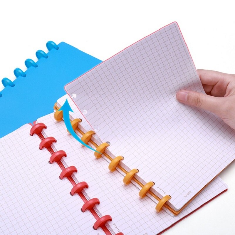 Mushroom Hole Puncher For Happy Planner Hole Punch Loose-leaf Manual Punching School Supplies; 10 Sheet Papers One Time