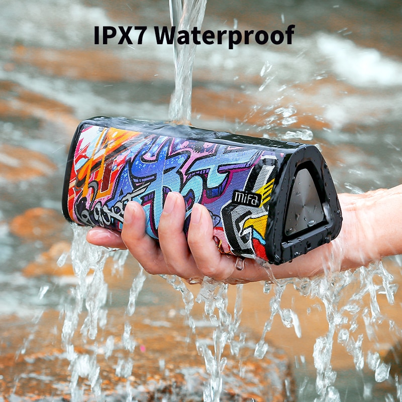 mifa Portable bluetooth speaker 360° Stereo Sound 20W IPX7 waterproof wireless bluetooth 5.0 speaker 24-Hour Play time