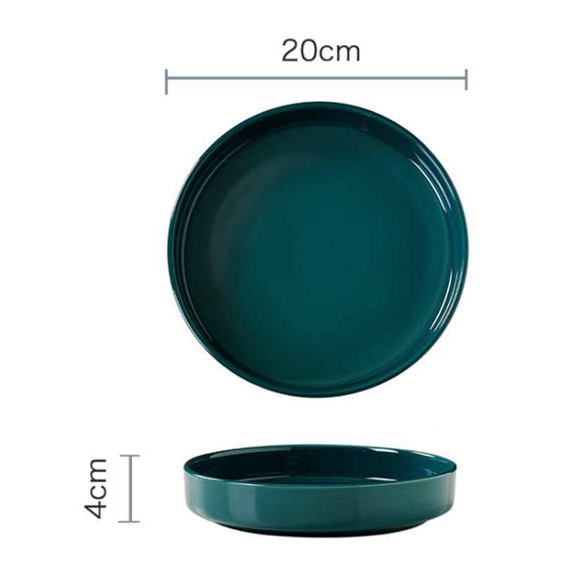 Scandinavische Stijl Keramische Snack Tray Multi-Raster Fruitschaal Gedroogd Fruit Moer Plaat Voedsel Lade Dessert Opslag Trays Keuken organizer: A-2