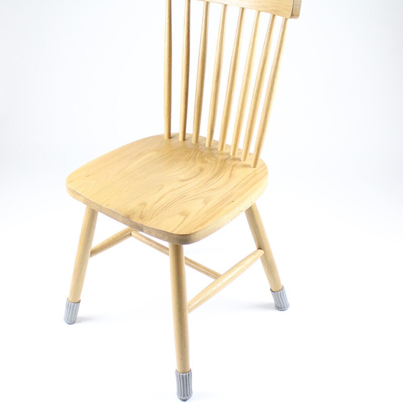 24 stk / sæt skridsikker strikket bomuldsstol benkapper møbler bordfødder sokker trægulvbeskyttere hjemmeindretning