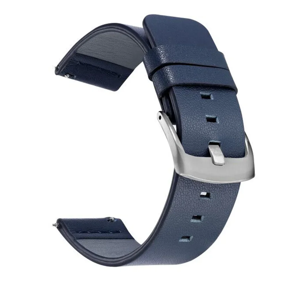20mm 22mm Leather Band for Samsung Galaxy Watch 7 6 5 4 5Pro 6Classic 18mm 24mm Strap for Huawei Watch GT5 Pro 46mm: Beige / 20mm
