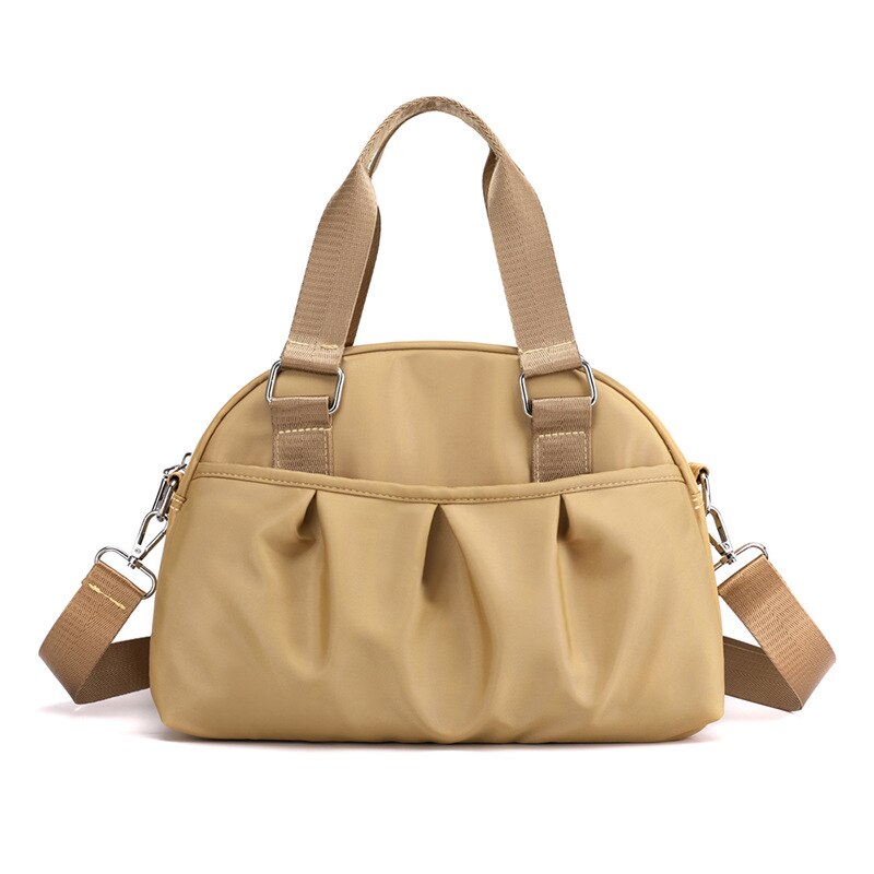 Shell Handbags Women Bags Shoulder Nylon Small Waterproof Nylon Bag Ladies Crossbody Bags for Women Crossbody Bag Female: Khaki