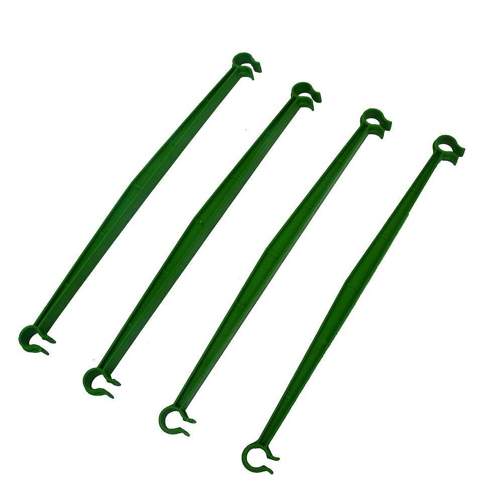 12 Pcs Stake Arms For Tomato Cage Expandable Trellis Connectors For Any 11mm Diameter Plant Stakes Buckle 30cm Length