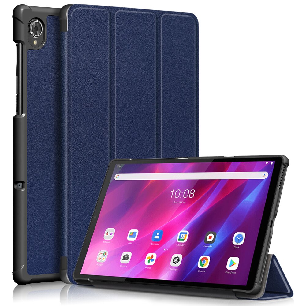 Etui til nokia  t20 nettbrett ultra slim stativdeksel: Kst mørkblå
