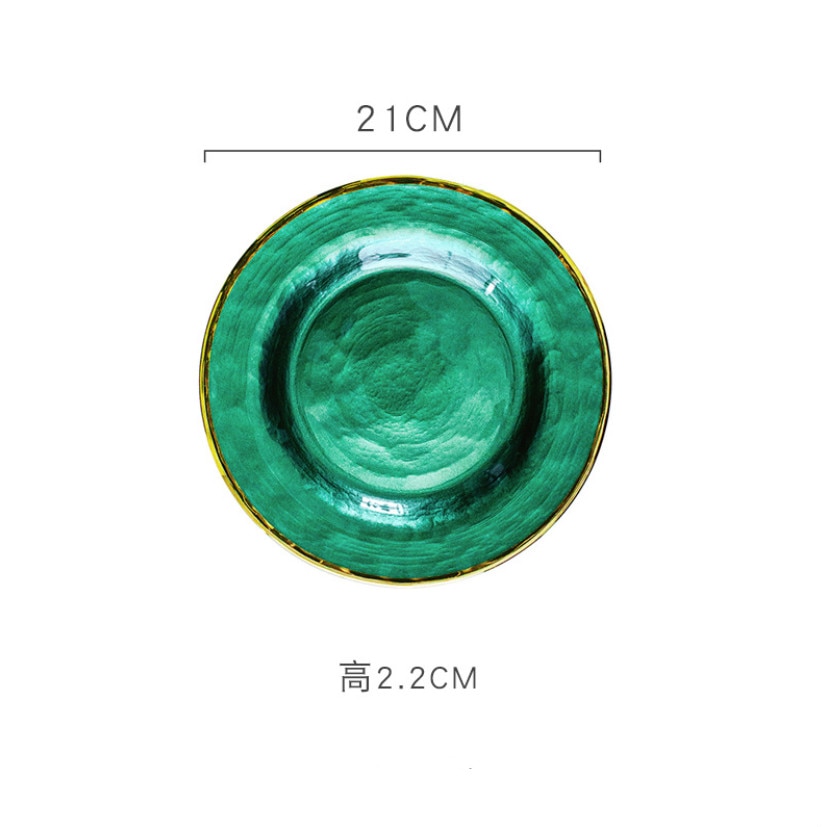 Esmeralda Phnom Penh-plato de desayuno para pan, vajilla para fruta, postre, plato de cerámica , platos de cena para suministros de cocina