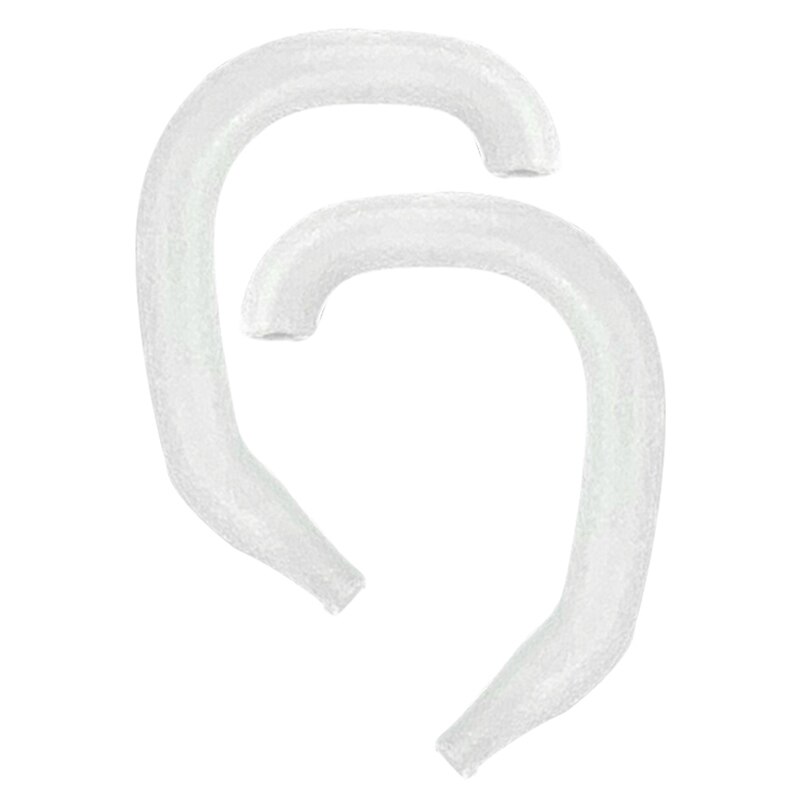 Orejeras protectoras de silicona para las orejas, Protector suave para las orejas, banda protectora, accesorios para mascarillas, 1 par: white