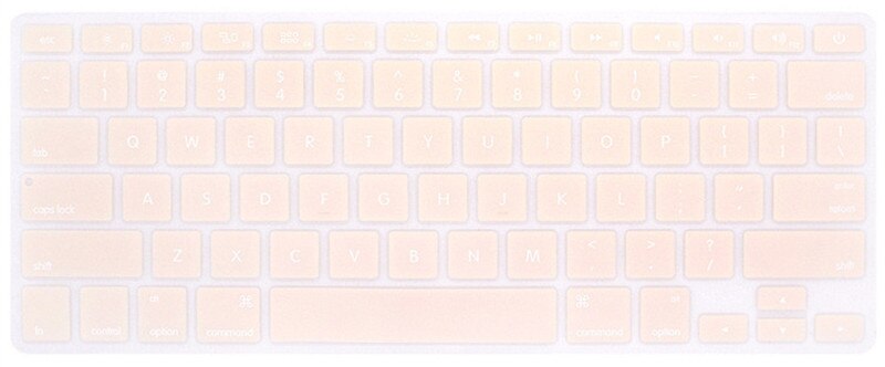 Silikon Tastatur Abdeckung Schutz Haut für Apple Macbook Pro MAC 13 15 Air 13 Weiche tastatur aufkleber 9 Farben: Pink Air 11
