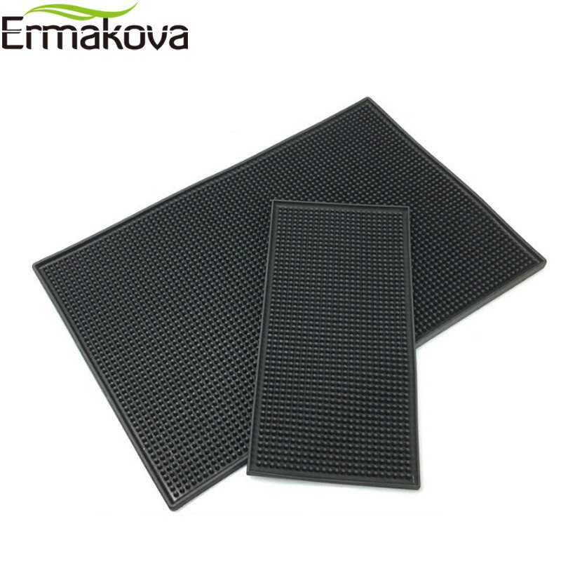 ERMAKOVA Bar Matte Gummi Bar Service Matte Heavy Duty Kaffee Bar Matte Spill Matte Gummi für Zähler-Top Home bar Dekoration