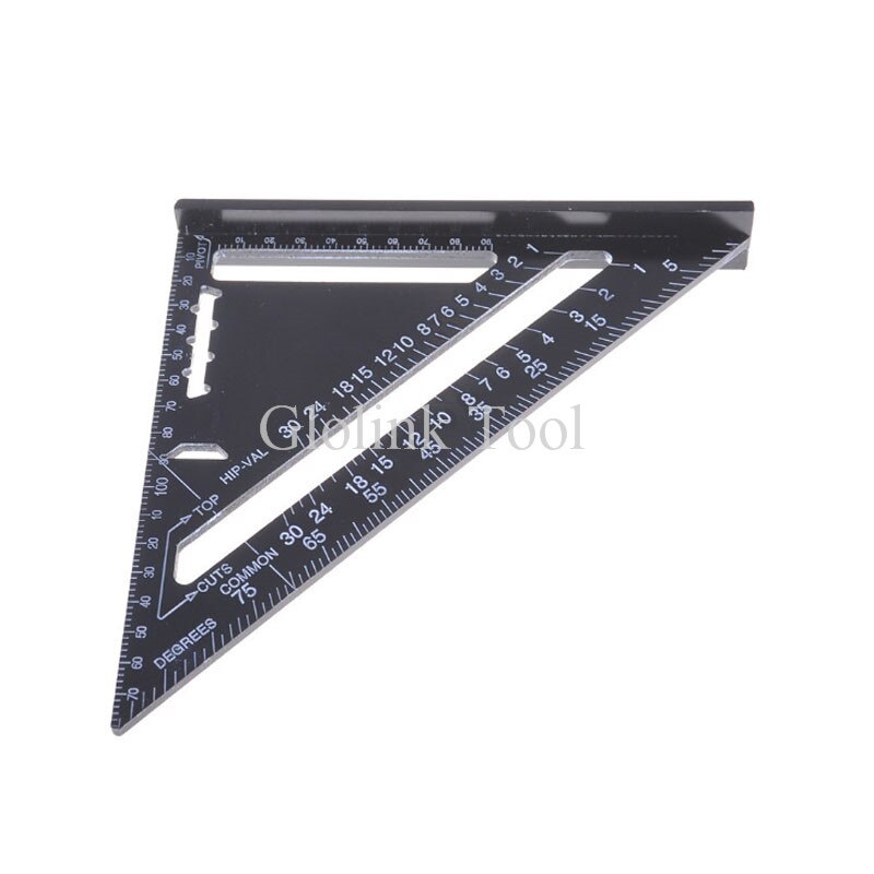7" Inch Triangle Ruler Measuring Tool Quick Read Square Layout Tool Triangle Angle for Carpenter Ruler For Woodworking