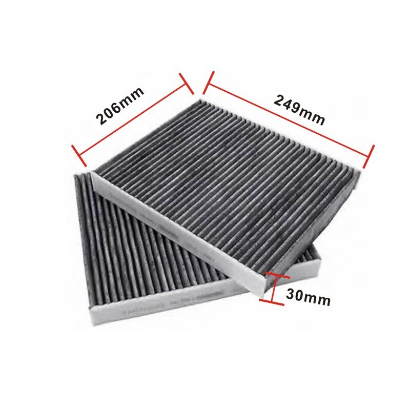 Genuine cabin filter for BMW F01 F02 F07 F10 64119163329 64119272642 Charcoal activated cabin filter set 64119163328 927264