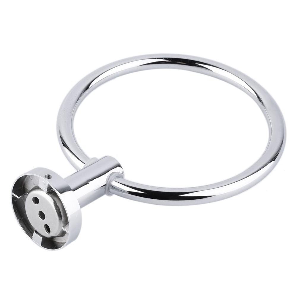 Toalleros portátiles, toalleros redondos de acero inoxidable, toallero con anillos, accesorios de baño montados en la pared, toalleros antioxidantes