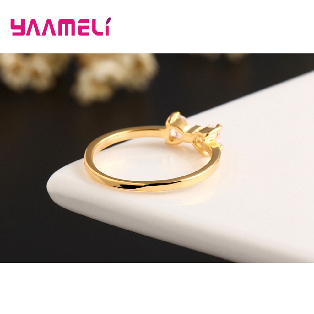 Bagues de luxe en cristal d'autriche pour femmes, bijoux en argent Sterling 925 et zircone cubique pour fiançailles et mariage