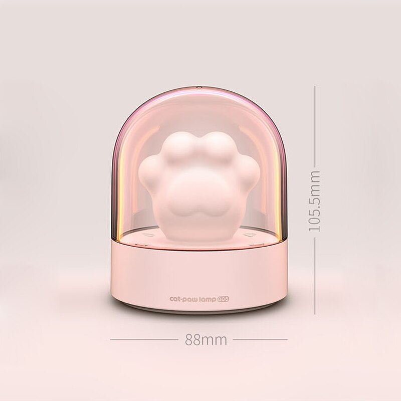 Cat Claw Music Night Light Toys For Children Home Decoration USB Charging Bedroom Cartoon Led Baby Sleeping Night Light Toy