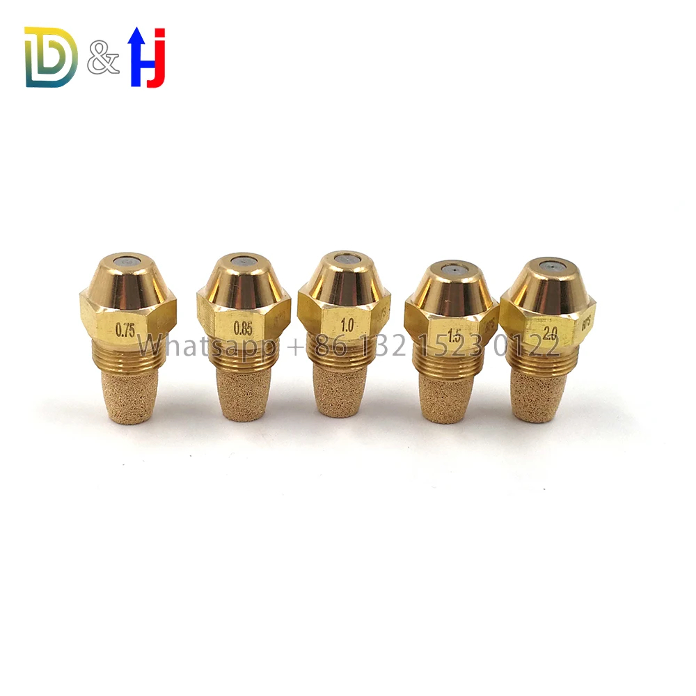 Messing 9/16 Diesel Injectoren Nozzle 60 graden Oliebrander Nozzle Zware, brandstofbrander nozzle sproeikop