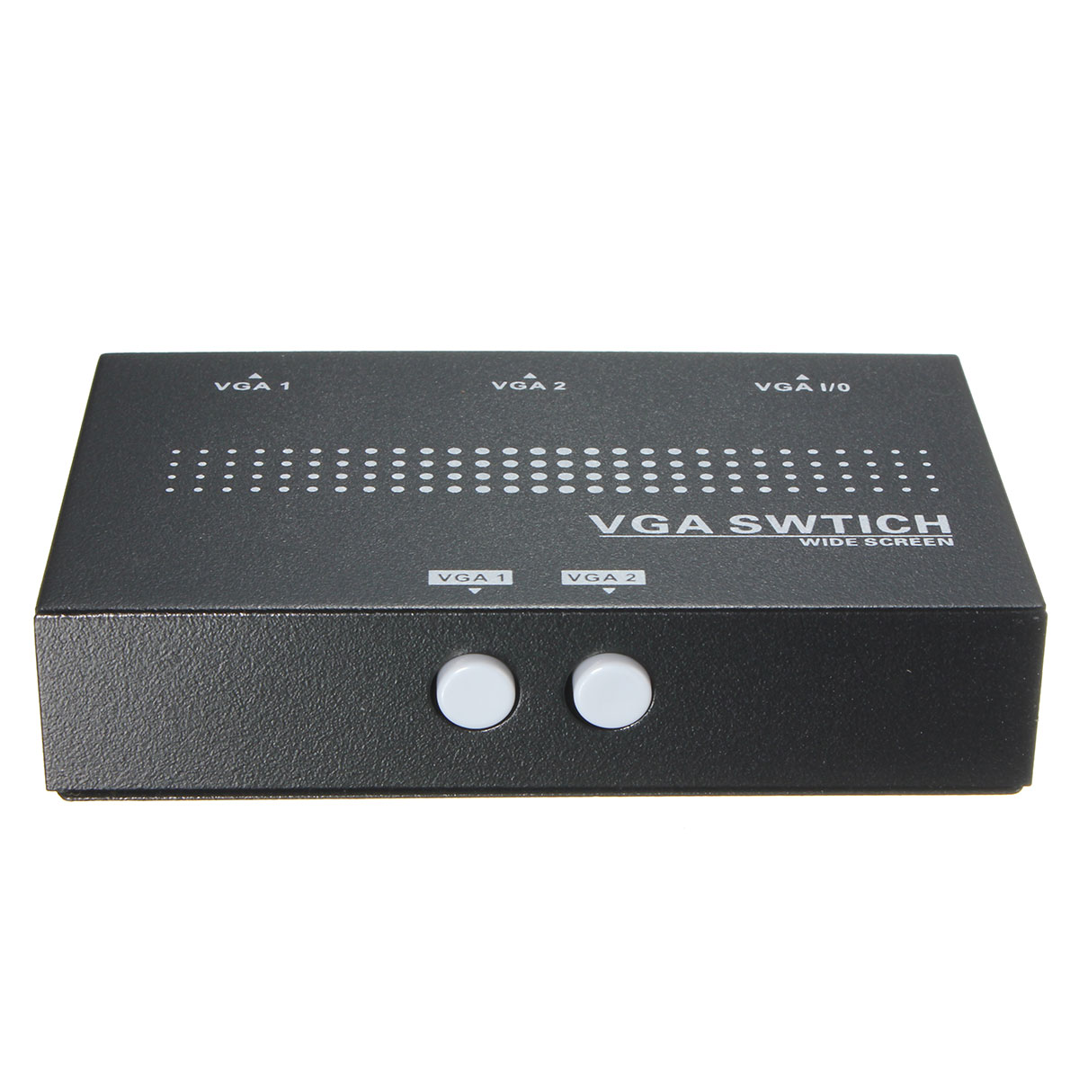 Original Universal 2 Port Hub USB 2.0 KVM SVGA VGA Switch Box Monitor Adapter Connects Printer Intelli Keyboard Mouse Sharing HC