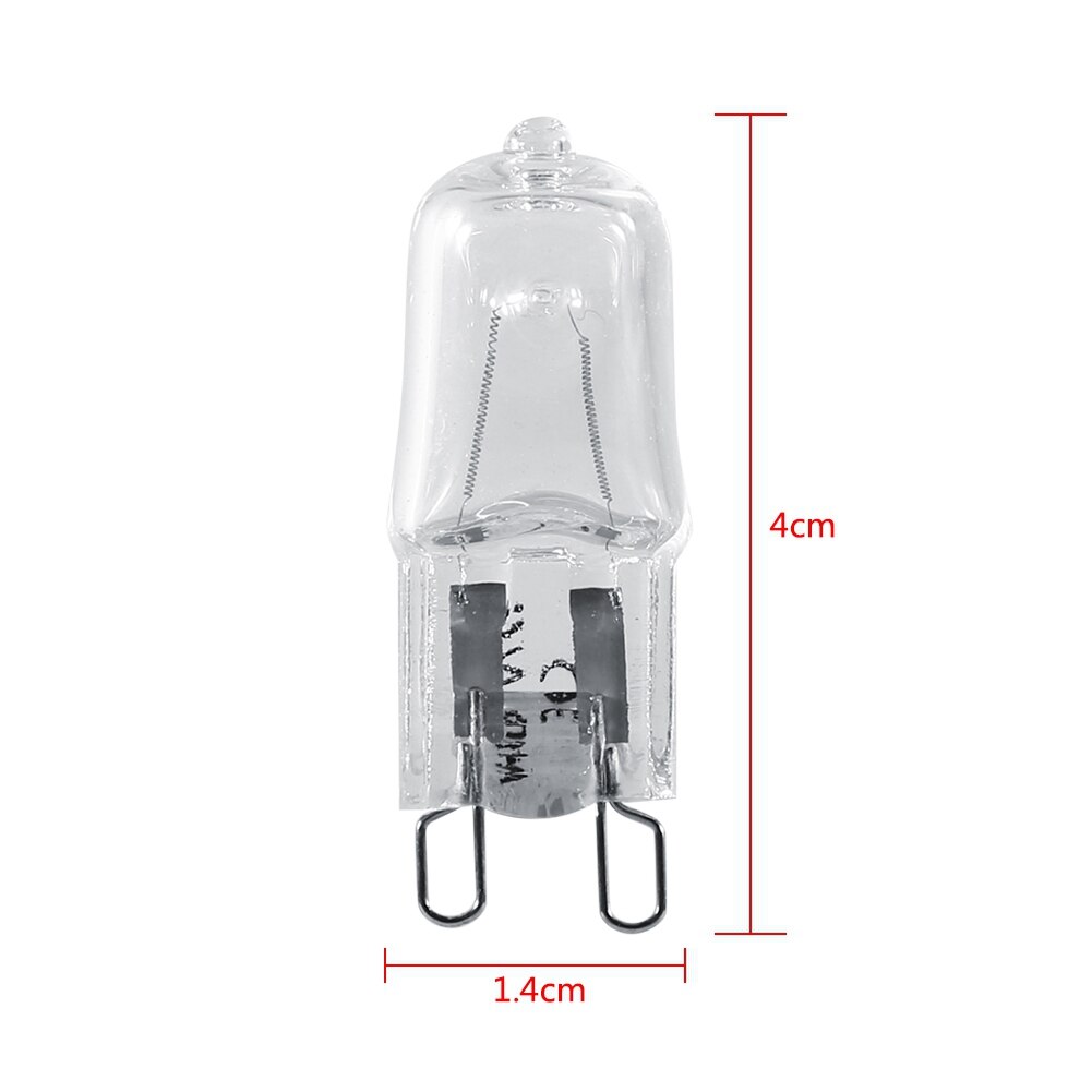 10Pcs G9 Base LED Halogen Light Bulb 120V 40W Lighting Replacement Home Warm White 2900K Bright