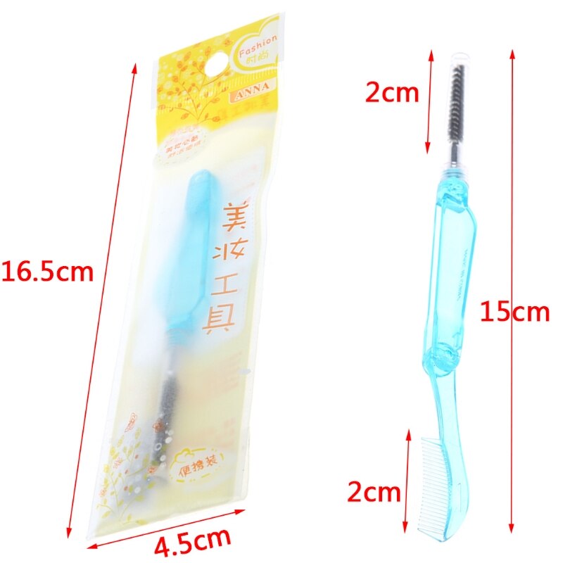 Opvouwbare Wenkbrauw Wimper Borstels Extension Borstel Kam Cosmetische Make-Up Tool F1FF