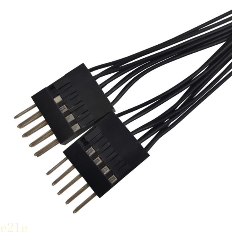 Computador usb 9 pinos para dual9pin divisor cabo usb 9 pinos conversor usb blindado melhorar a estabilidade e a confiabilidade do sinal