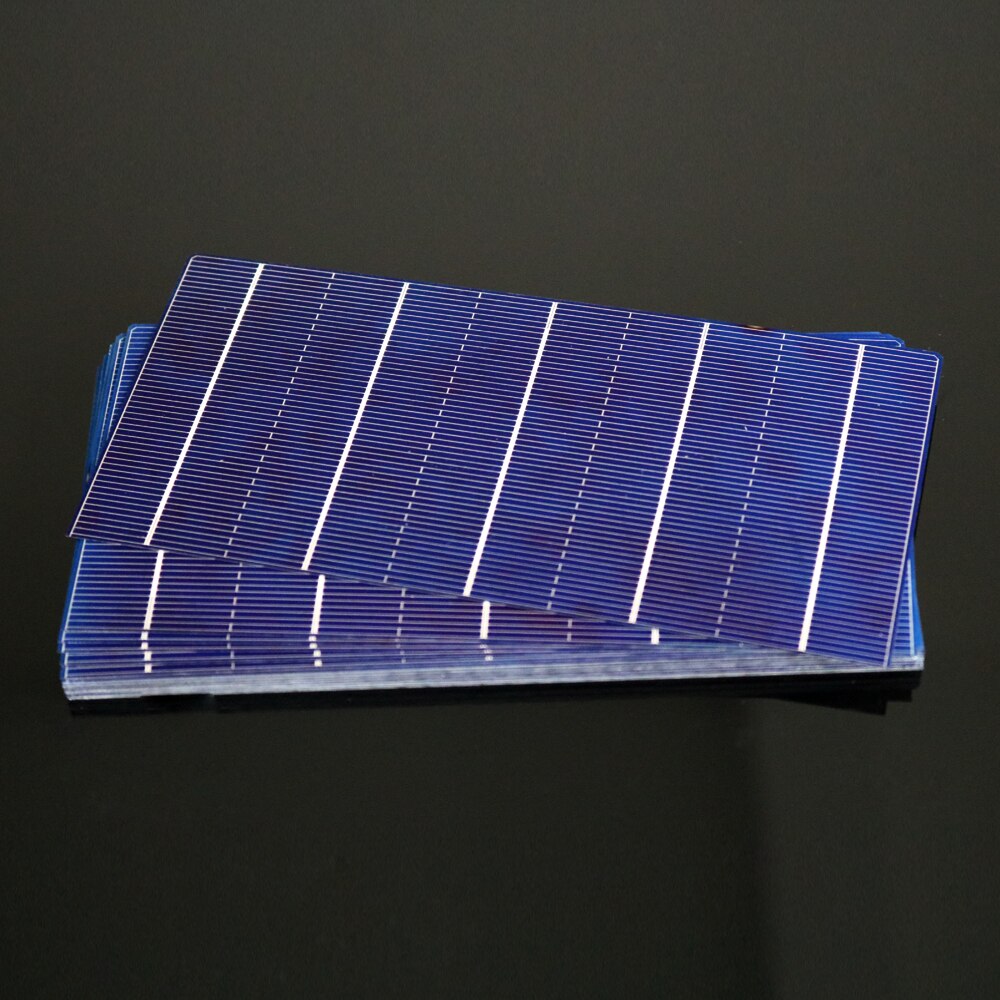 Policristallino Celle Solari 40/50/100pz 2.4W 4.28A 156x78mm A Buon Mercato grado A PV FAI DA TE Fotovoltaico Sunpower C60 Pannello Solare