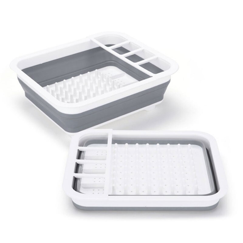 Great Kitchen Sink Dish Multi-function Drainer Drying Rack Kitchen Washing Holder Basket Organizer Tray