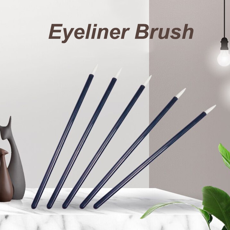 50pcs Makeup Accessories Disposable Eyeliner Brushes Applicator Swab Eyelash Lip Eye liner Brush Extension Tools for Supplier