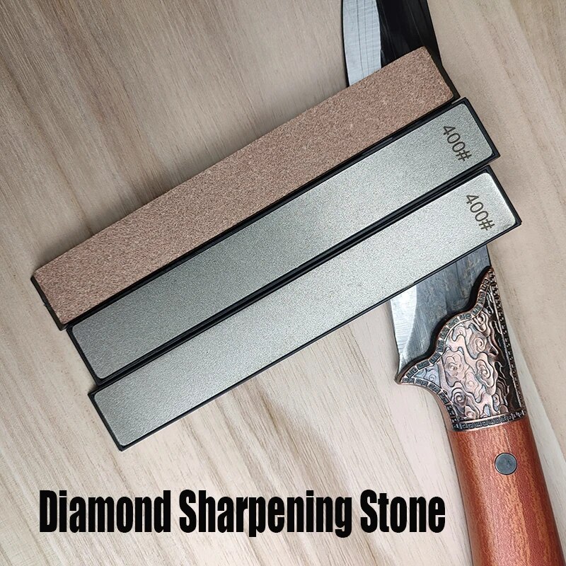 [3PCs] Diamond Stones Grinding Blade Multi-Purpose Outdoor Sharpener Fixed Angle Sharpener Dedicated to Making Correction Stones
