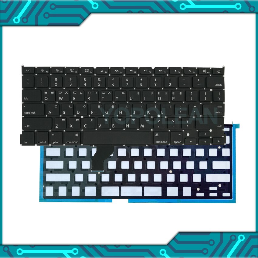 Full Korea for Macbook Pro Retina 13.3" A1502 Korean Keyboard Layout Backlight