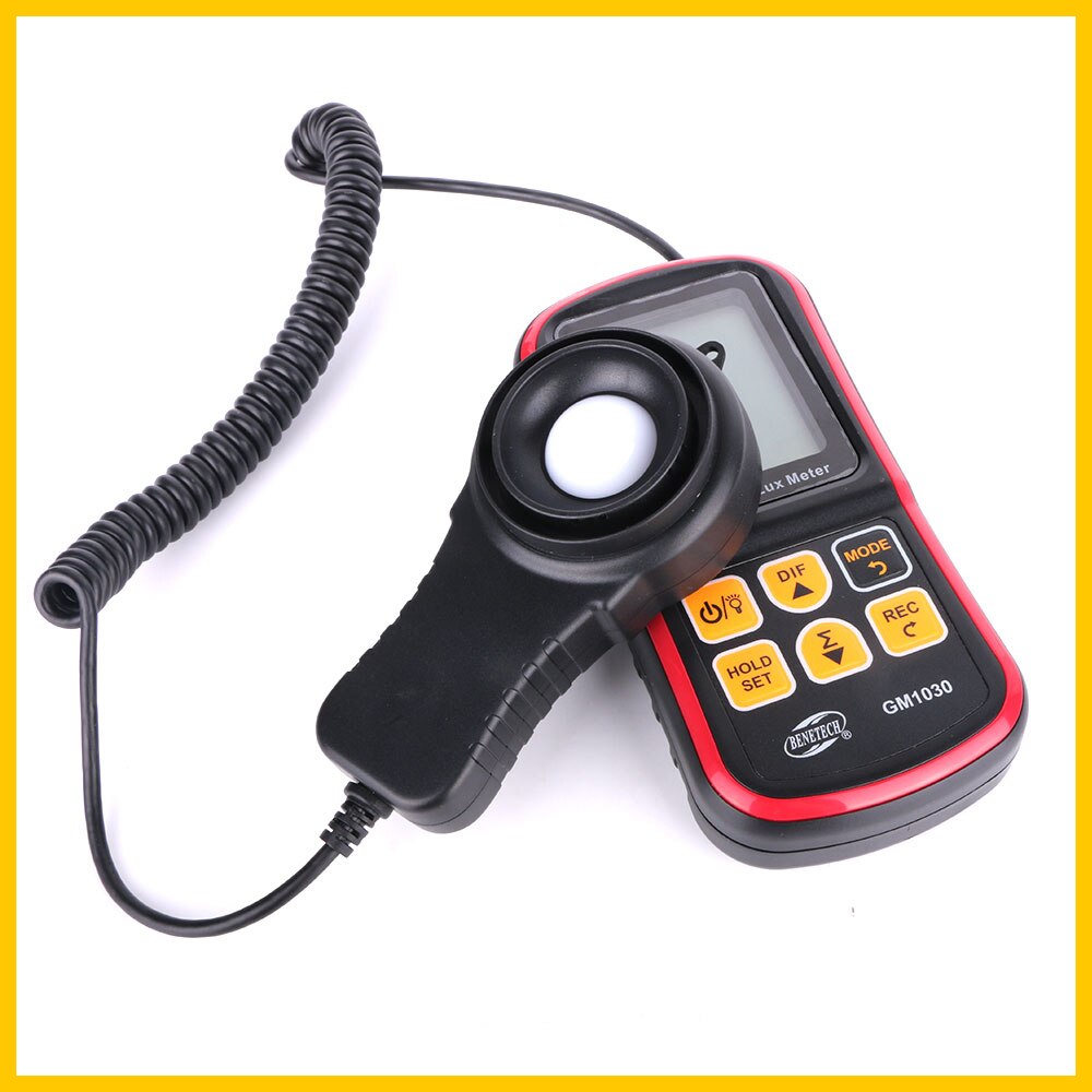 Digital Luxmeter Light Meter 200,000 Lux Photometer Mini Handheld Luxmeter Illuminometer GM1030-BENETECH