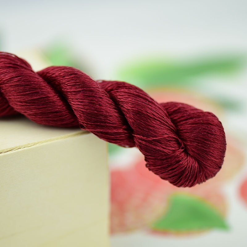 silk embroidery thread / 100% silk thread /hand embroidery embroider cross stitch/red series/13 gradient colors: 10