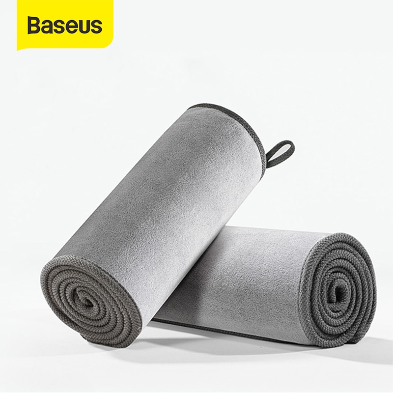 Baseus – serviette de lavage de voiture en microfibre, chiffon de séchage, nettoyage automatique, accessoires de lavage