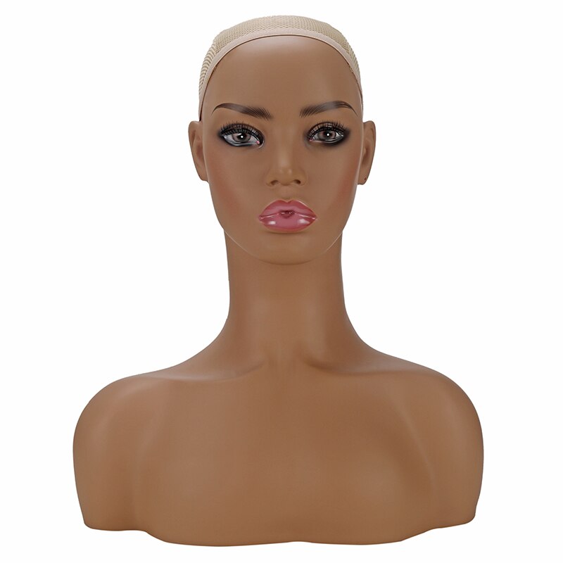 PVC Female Mannequin Head Bust For Wig Stand: SPVC