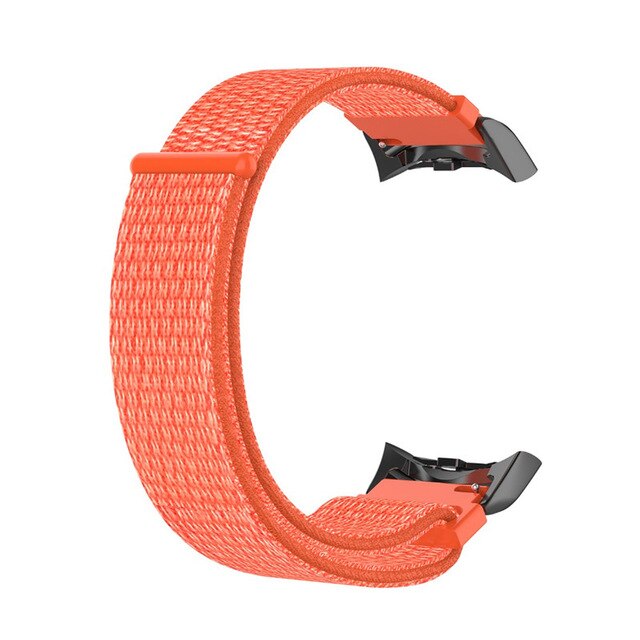 Bracelet de montre de Sport en Nylon pour Samsung Gear Fit2 Pro bracelets de montre de fitness Bracelet de poignet pour Samsung Bracelet de 2 SM-R360: orange