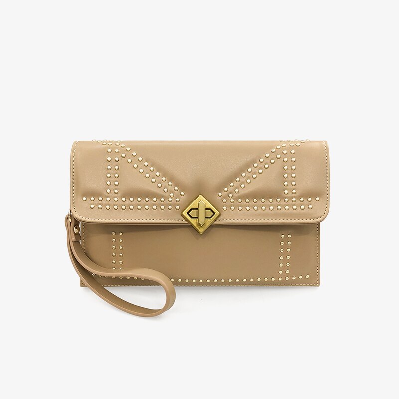 Mode Crossbody Schoudertassen Voor Vrouwen Luxe Tas Dames Avond Bericht Handtassen Zwart Wit Kaki B323: B323 khaki