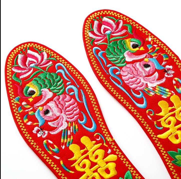 Broderede sko pad sock peds liners kinesisk
