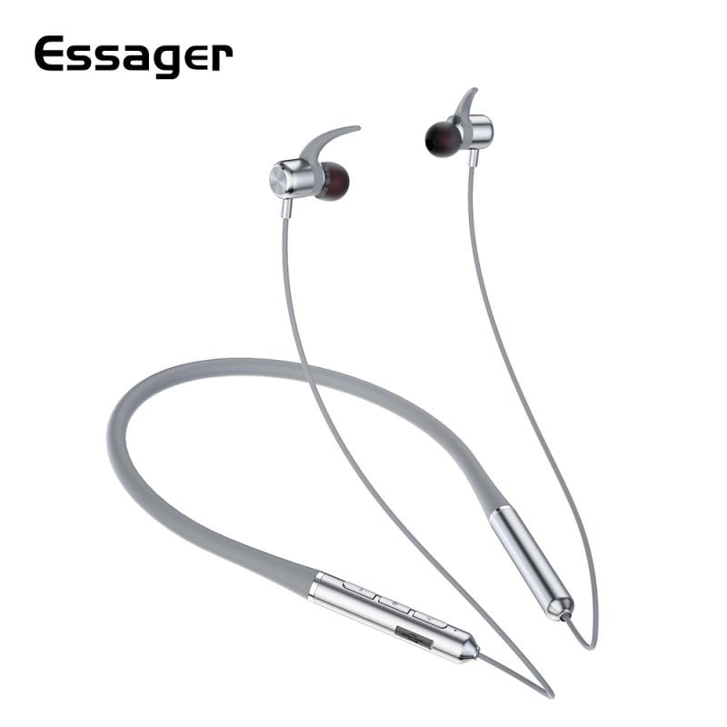 Essager X50 Draadloze Bluetooth 5.0 Hoofdtelefoon In Ear Stereo Sport Nekband Oortelefoon Draadloze Headset Met Microfoon Voor Xiaomi Iphone