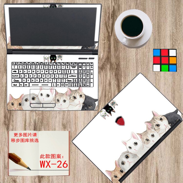 Color film Laptop Sticker Decal Skin Cover Protector for MSI GS66 15.6": WX-26